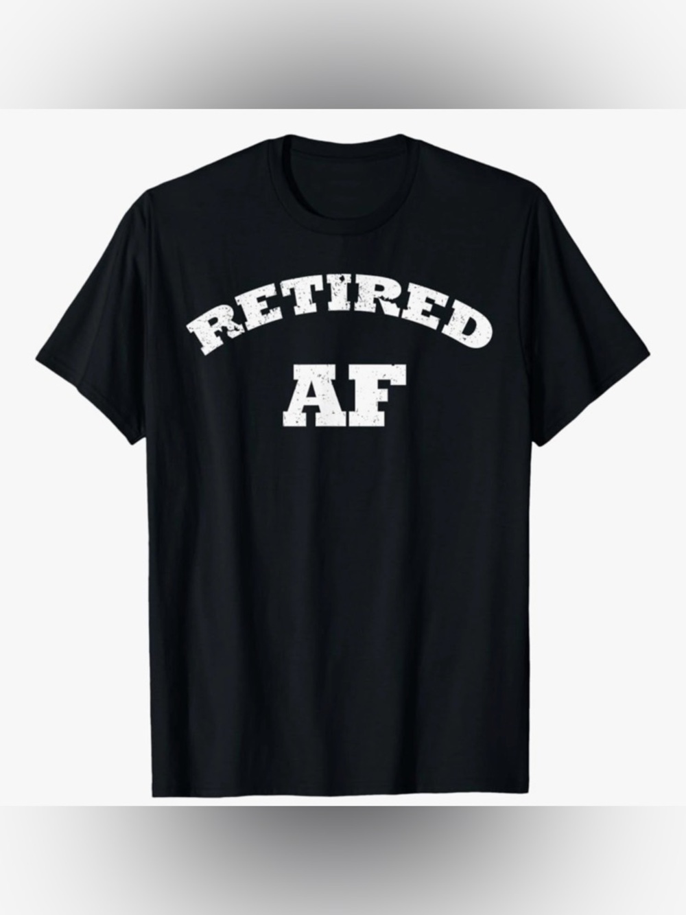 Retired AF Short-Sleeve Tee - Black